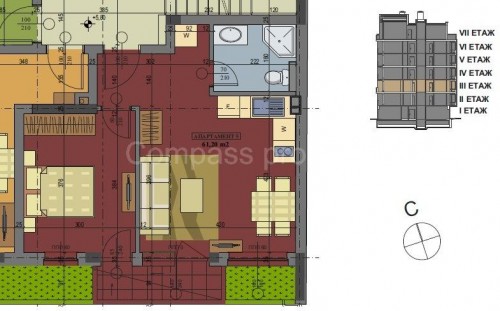 One bedroom apartment - Sofia, Banishora