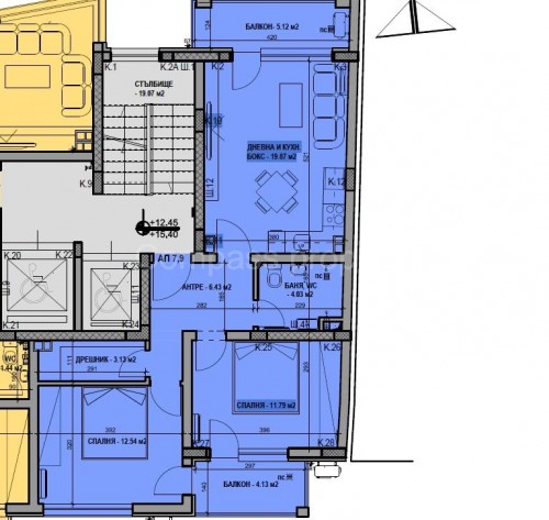 Two bedroom apartment - Sofia, Suha reka