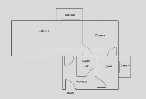 Two bedroom apartment - Sofia, Center